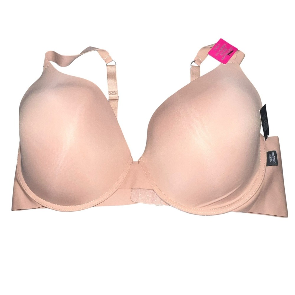 Vince Camuto Women's Full Figure‎ Spacer T-Shirt Cup Bra Size 42D Tan Nude New